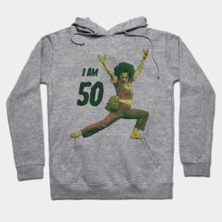 Retro Sally O'Mally I am 50 Hoodie